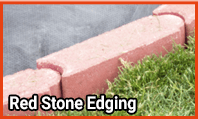 Red Stone Edging